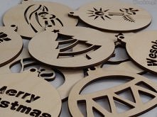 BOMBKI różne wzory! (klik na zdjęcie) 
Ozdoby wykonane ze sklejki-cięte laserowo.. Pięknie się prezentują! 
Zapraszam do sklepu: woodoo.pl