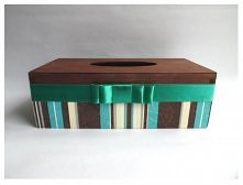 Pudełko na chusteczki - turkusowo-brązowe w paski

Więcej na mojej stronie na facebooku -> DecoupageGallery