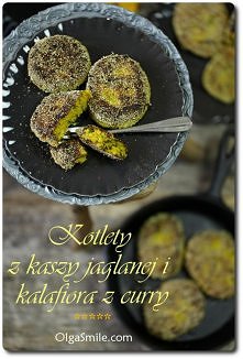 Kotlety z kaszy jaglanej i kalafiora