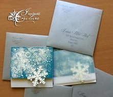 Zaproszenia ślubne z motywem zimowym