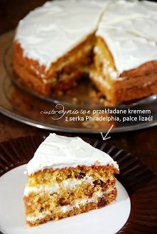 Dyniowe ciasto z kremem
