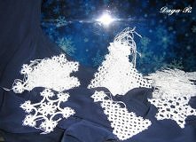 Frywolitkowe ozdoby świąteczne