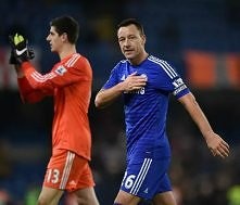 Thibaut Courtois & John Terry :)