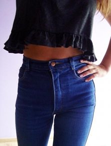 Boskie dżinsy vintage z wysokim stanem