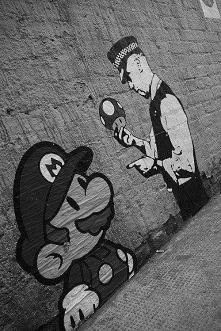 Mario street art