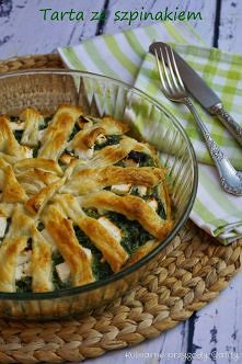 Tarta ze szpinakiem u ricottą