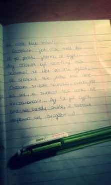 znalezione w starym zeszycie