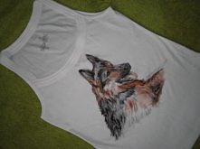 t shirt z owczarkiem niemieckim