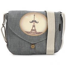 Szara torebka ze zdjęciem w...