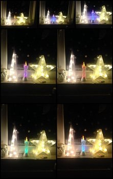 zmieniające kolory ozdobne ...