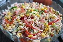 Sałatka ryżowa po wegiersku