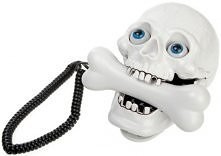 zabawny telefon w kształcie czaszki