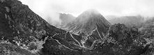 Tatry #5 panorama b&w