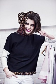 Bluza kaptur panterka