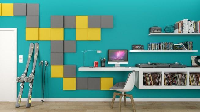 Panel ścienny 3D Fluffo - Four