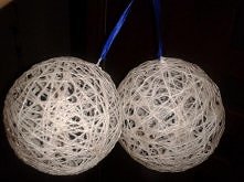 Co o tym myślicie ? na 2 kule zużyłam aż 6 wikoli, trochę włóczki i 2 balony