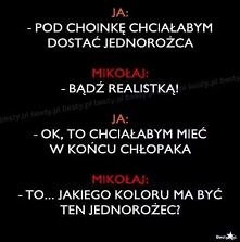 Ach... nic dodać, nic ująć :/ A wy jakie macie życzenia do Mikołaja? :)