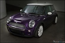 fioletowy Mini Cooper *_*