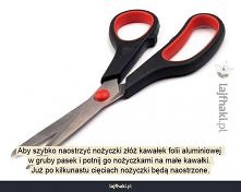 Jak naostrzyć nożyczki w domu?