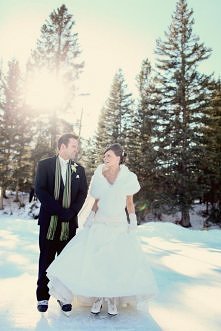 Pomysły na zimową sesję ślubną