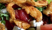 Sałatka z soczystym kurczakiem