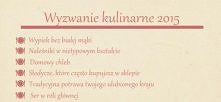 Wyzwanie kulinarne. Jakie j...