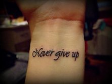 " Nigdy się nie poddaw...