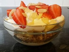 jogurt grecki, 2 łyżki płat...