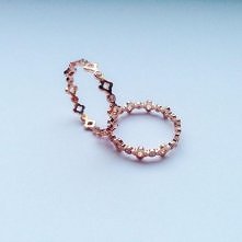 AŻUROWA OBRĄCZKA 
Szerokość obrączki 3mm 18K CENA 45zł