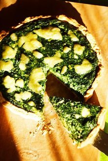Wytrawna tarta ze szpinakiem