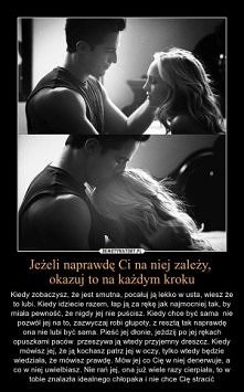 Jeśli Ci na niej zależy, wiesz co masz robić.. no pokaż jej to kurcze ;pp