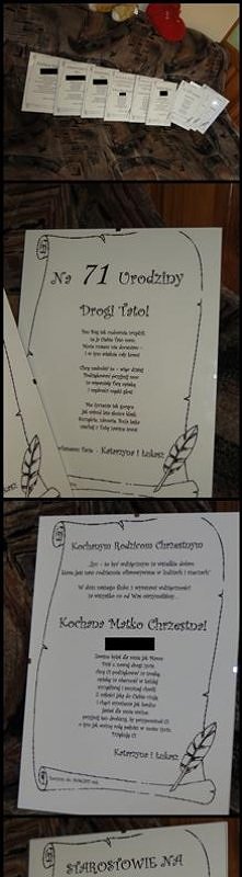 PODZIEKOWANIA - ŻYCZENIA

P...