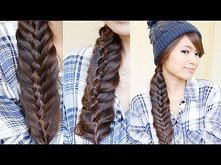 Woven fishtail braid