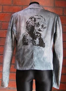 marynarka ręcznie malowana