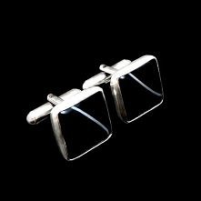 klasyka w czerni-spinki mankietowe z onyksem