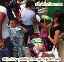 dziecko w barze