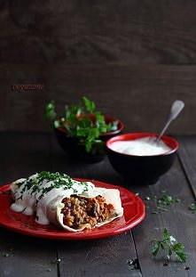 burrito z warzywami i fasolą