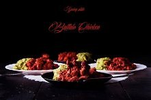 KURCZAK BUFFALO I PUREE Z BRUKSELKI