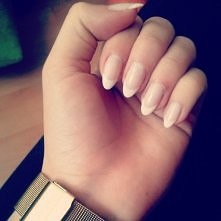 my natural nails, french