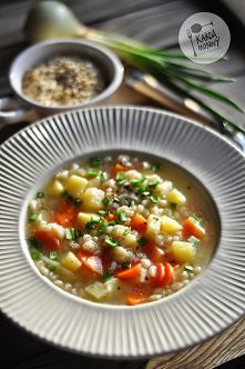 Krupnik ze szczypiorkiem