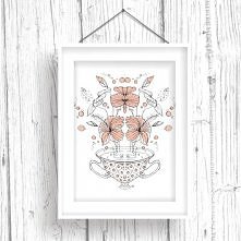 Herbatka Zimowa... 30x40 cm.