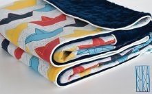 Miękki Kocyk STATKI  100 / 130 cm