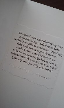 Moc życzeń - kartka okolicznościowa wysuwana z pudełka...