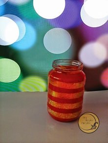 DIY - świecznik ze słoika