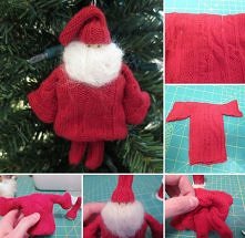 mikołaj ze starego swetra