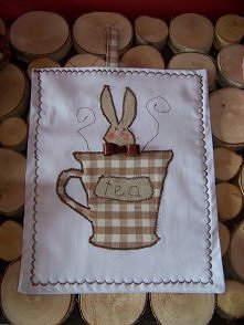 Króliczkowa podkładka;) Wielkanoc 2015