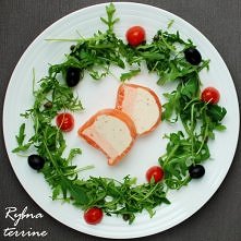 terrine z pstrąga i łososia