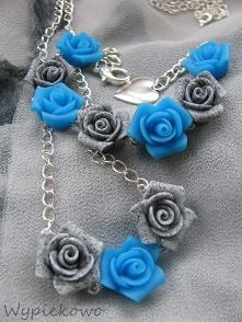 komplet grafitowo-morski