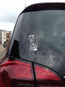 Ogrodniczka - Mamusie - Naklejki na samochód – Sklep internetowy - Ale rodzinka