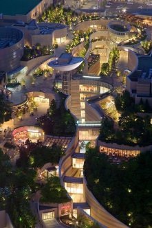 Night view of Namba Parks, ...